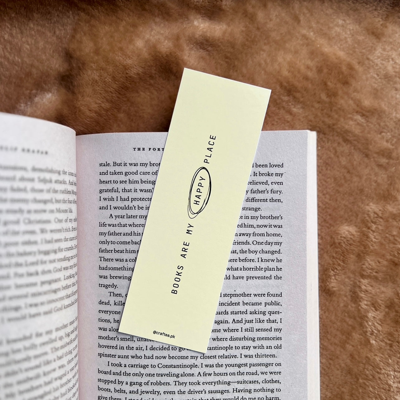 Books Are My Happy Place Bookmark