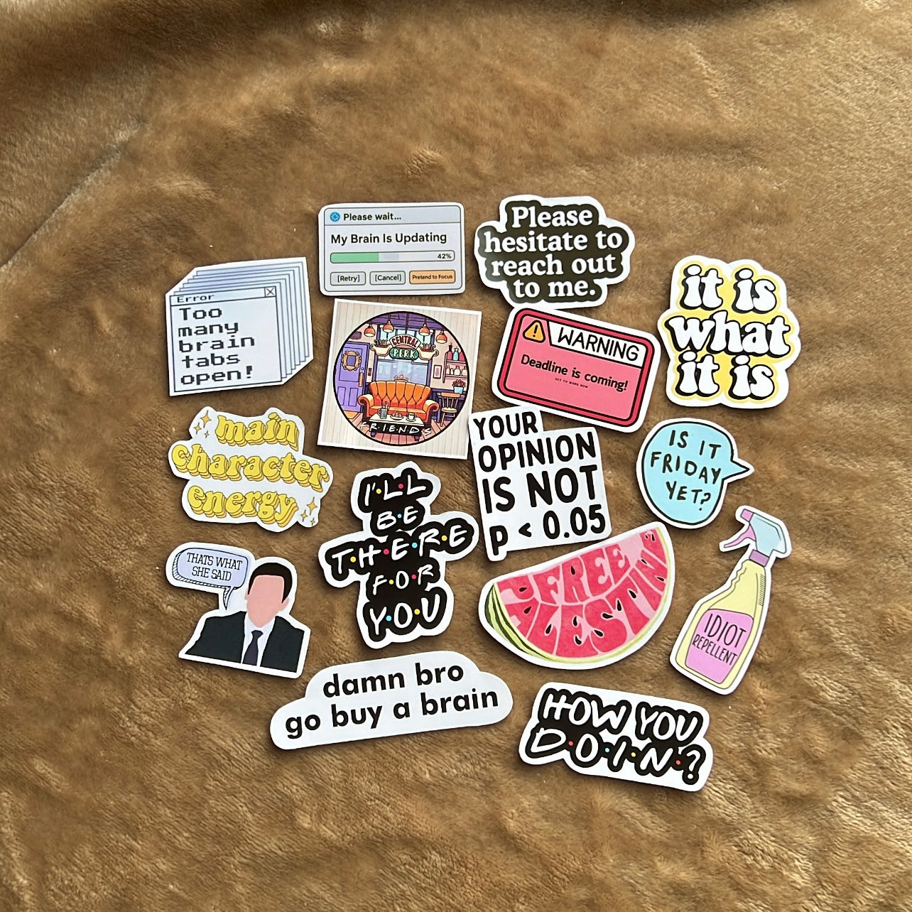 Brain Dump Sticker Set