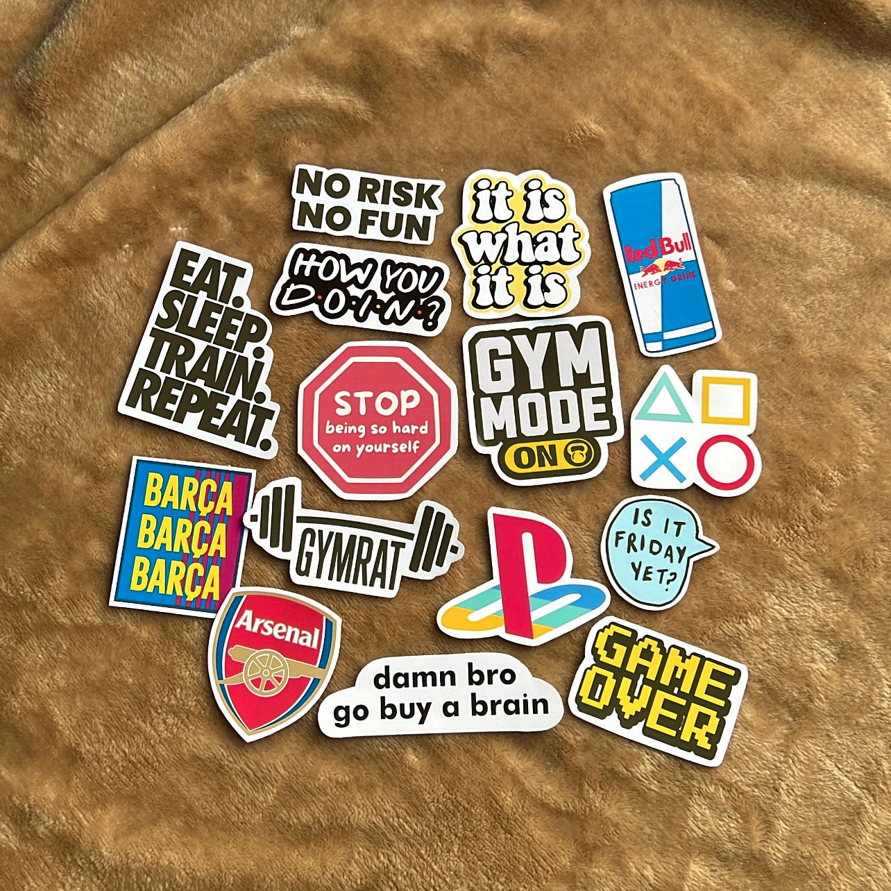Power Player Sticker Set