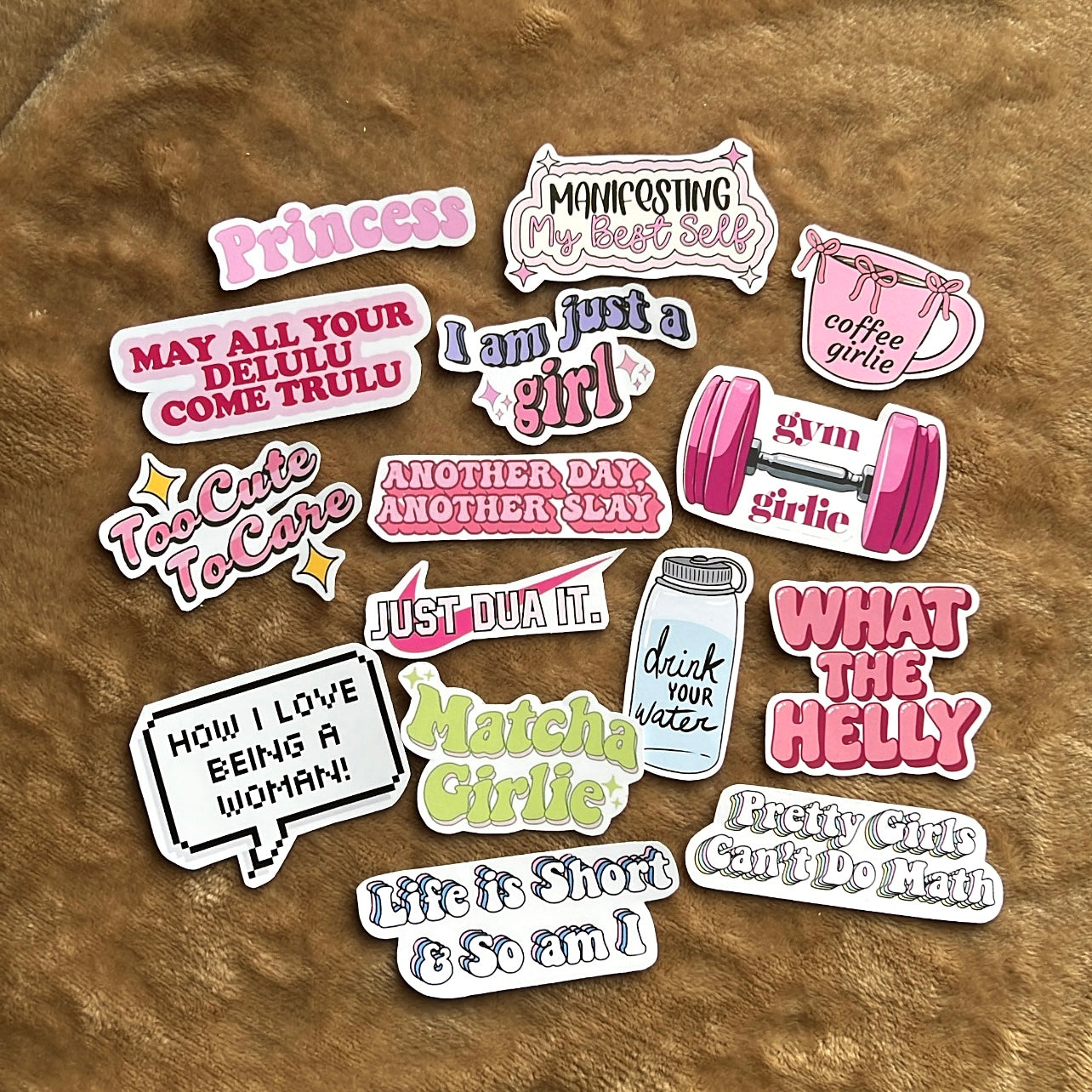 Main Character Girlie Sticker Set