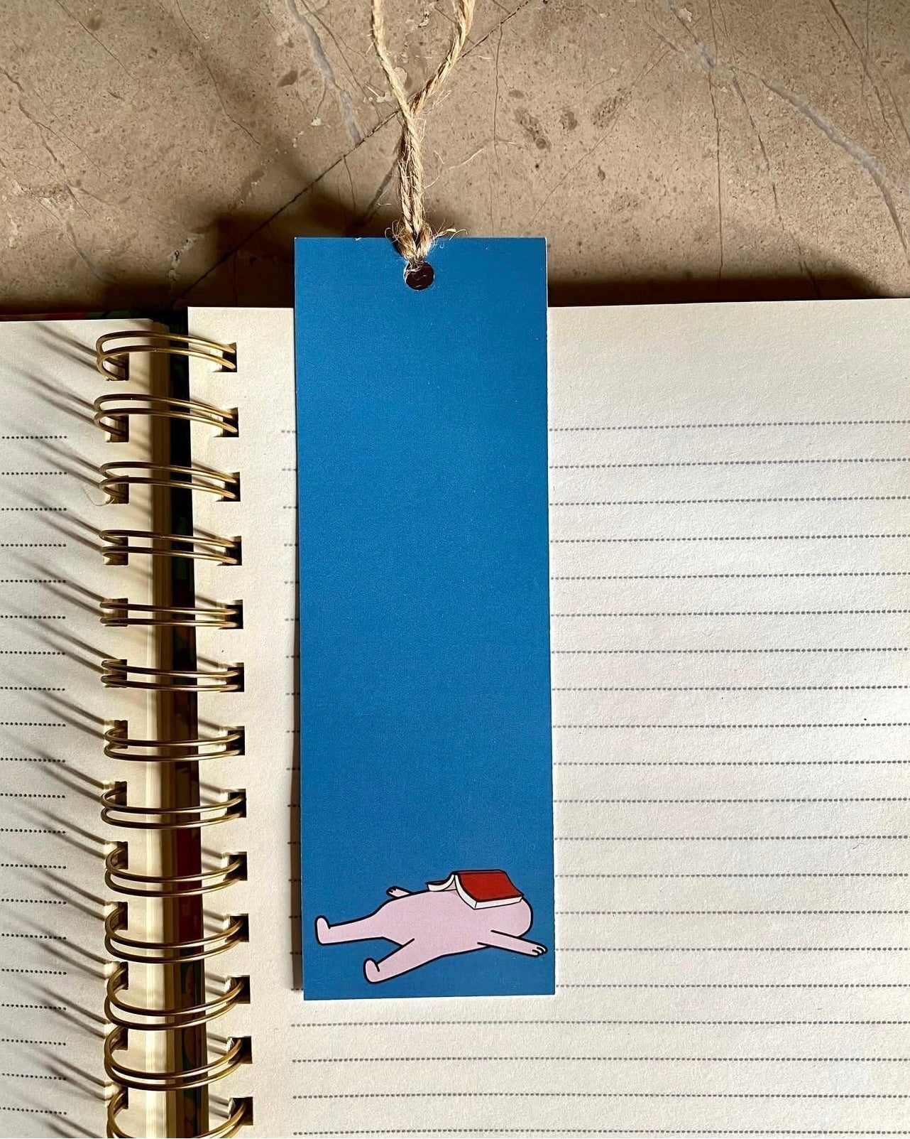 Tired Reader Bookmark