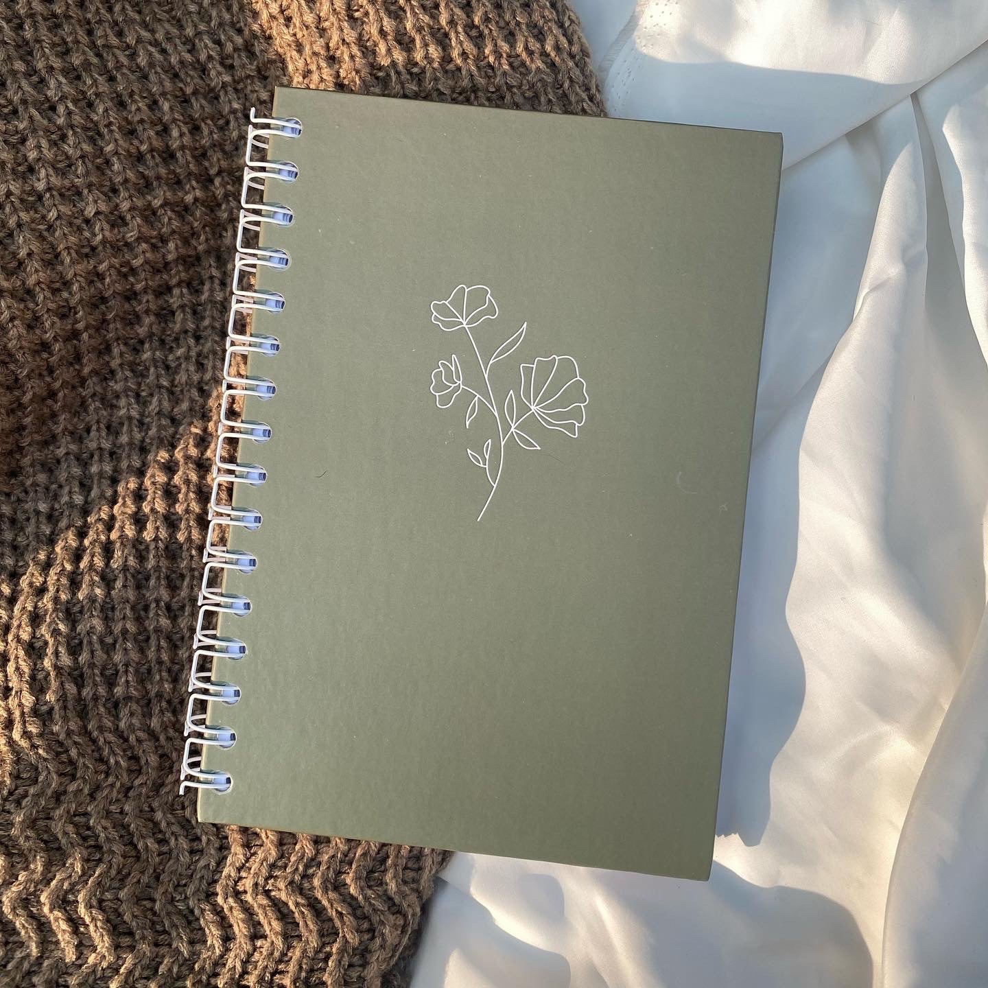 Sage Green Hardcover Notebook