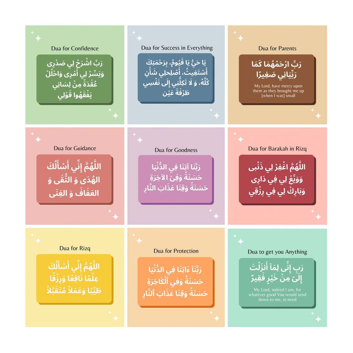Daily Duas Sticker Set