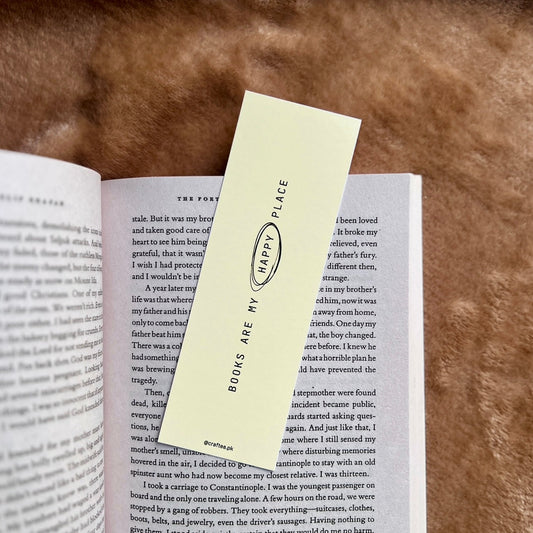 Books Are My Happy Place Bookmark