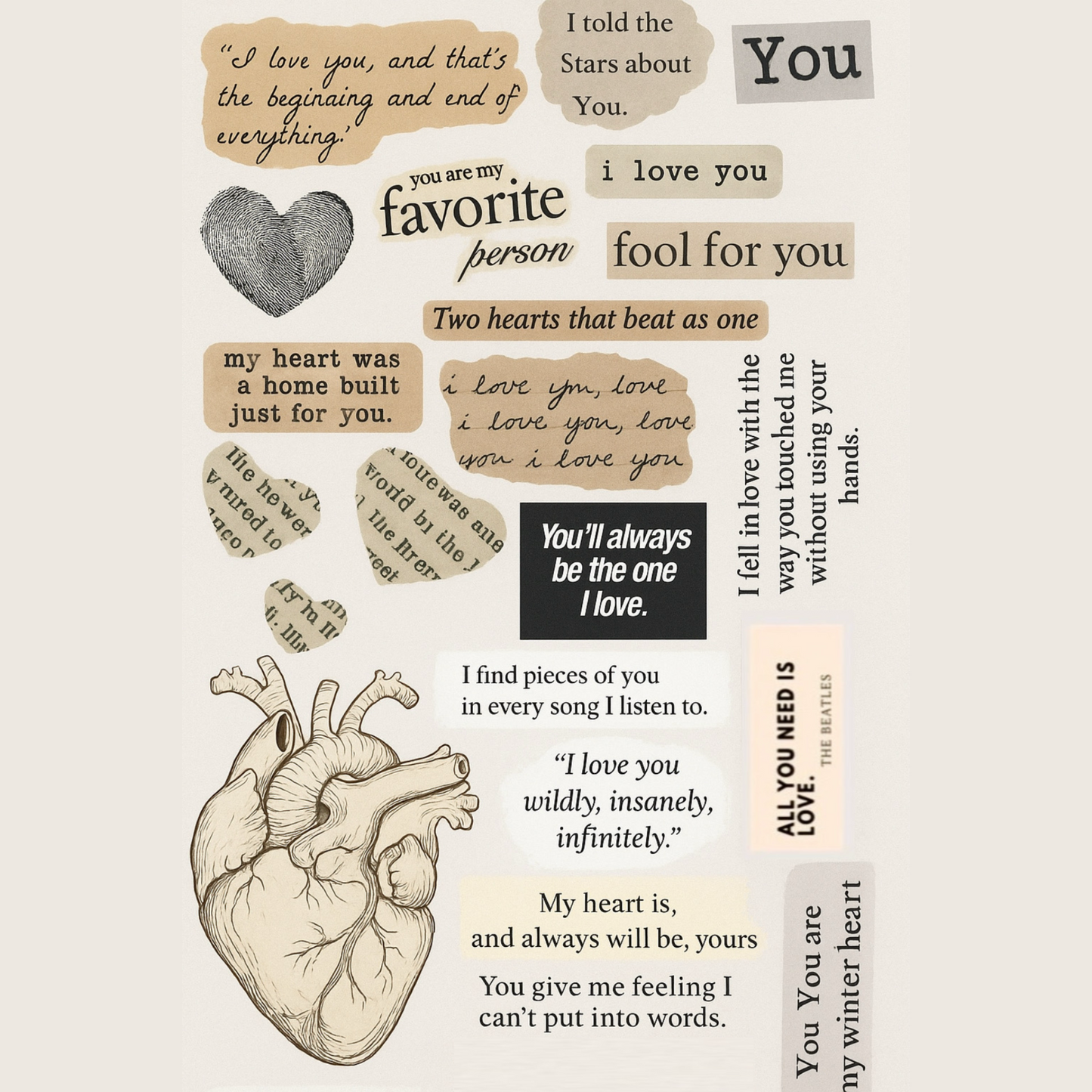 Love Letter Sheet