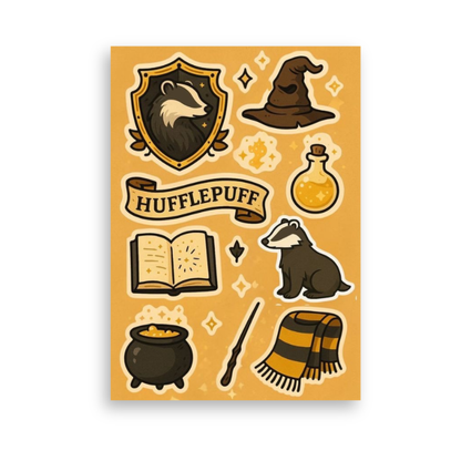 Harry Potter Hogwarts House - Set of 4 Sheets