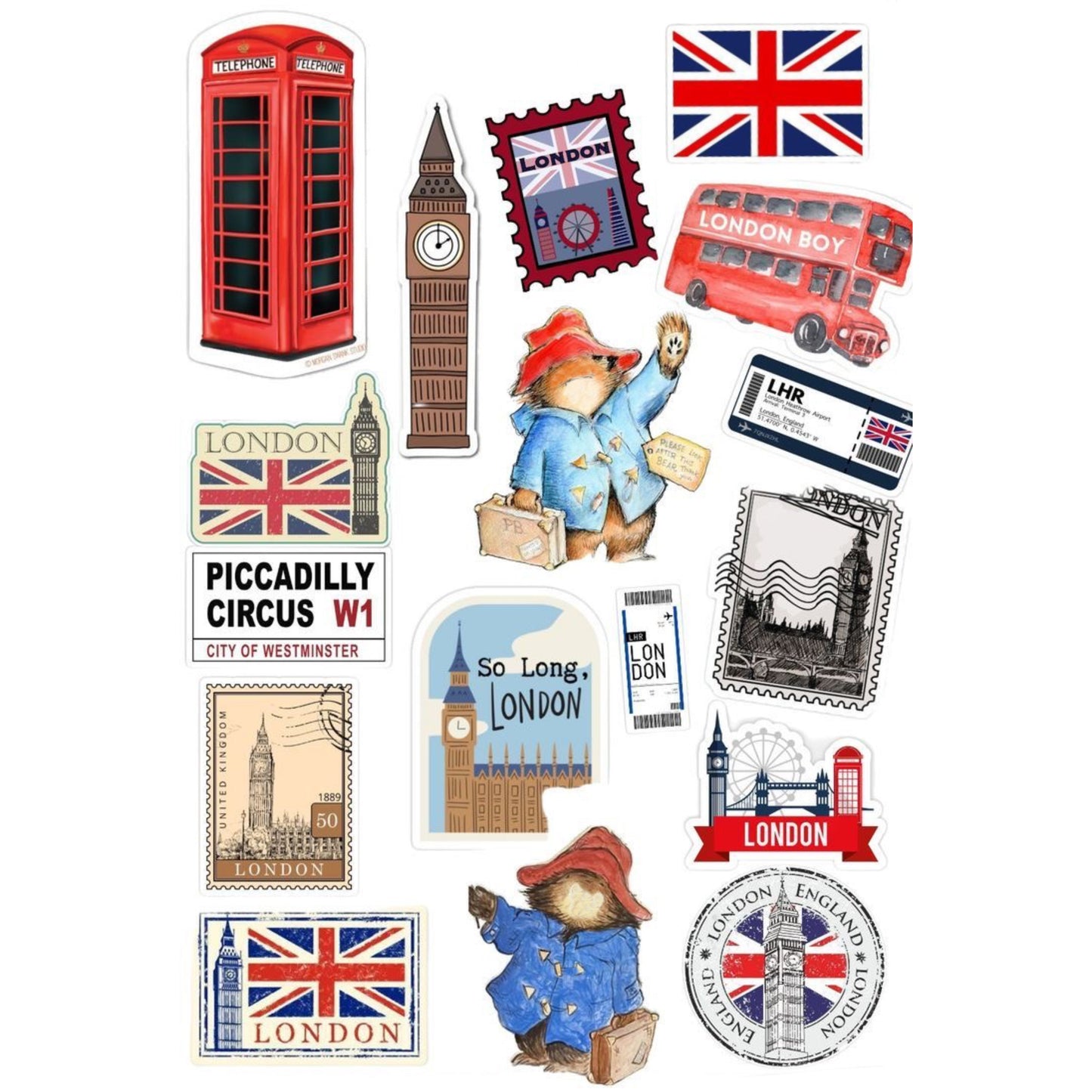 A Stroll Through London Sheet