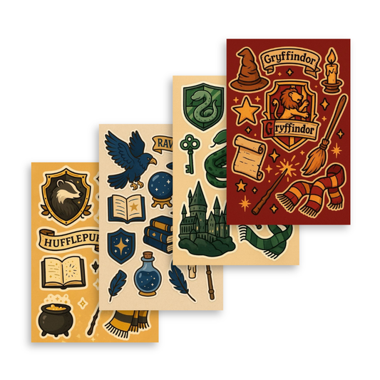 Harry Potter Hogwarts House - Set of 4 Sheets