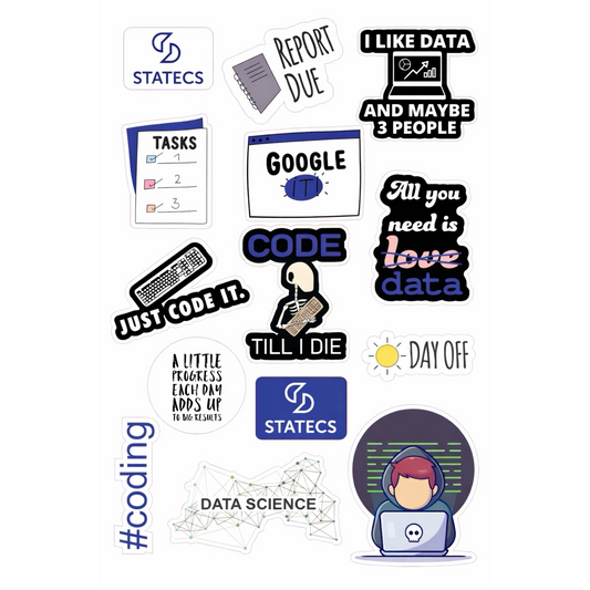Data Science Coders Sticker Set