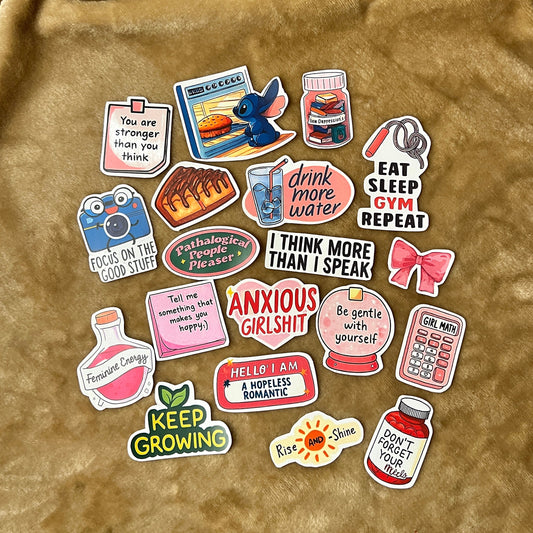 Glitter Girl Universe Sticker Set