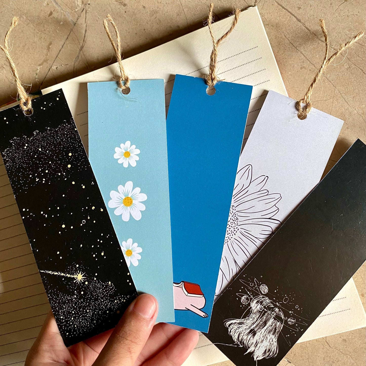 Set of 5 Bookmarks