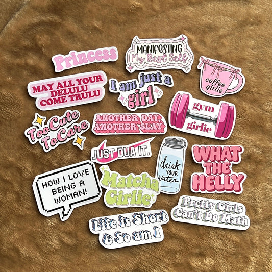 Main Character Girlie Sticker Set
