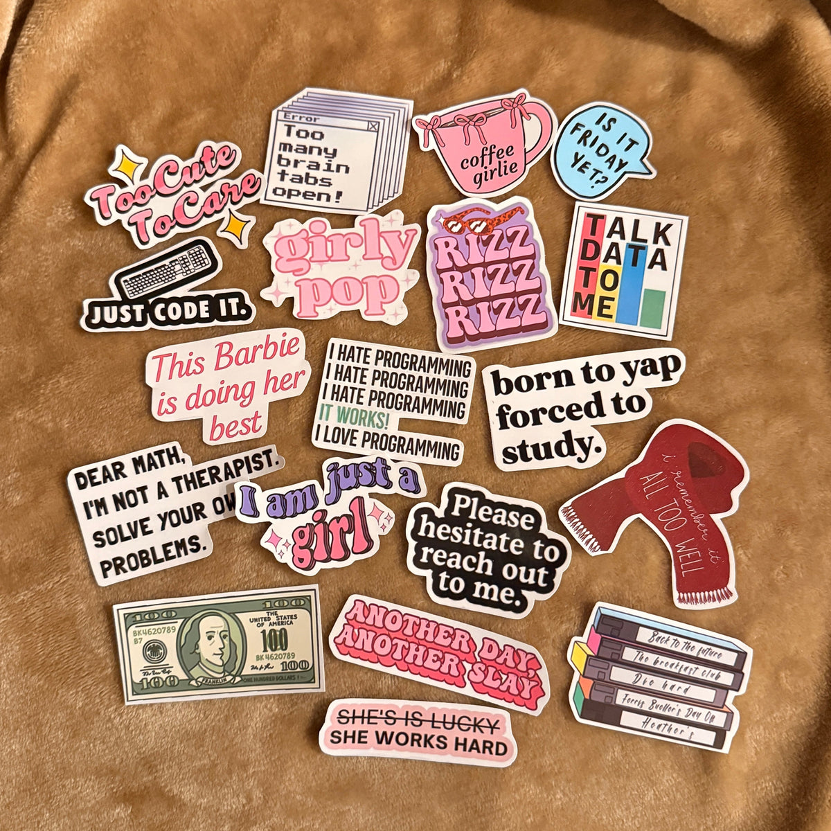 Born to Yap, Forced to Study Sticker Set