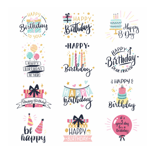 Birthday Stickers