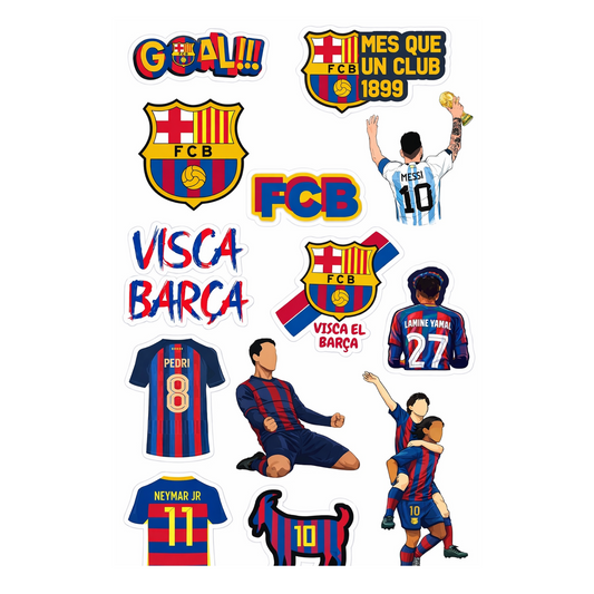 Visca Barça Sticker Set
