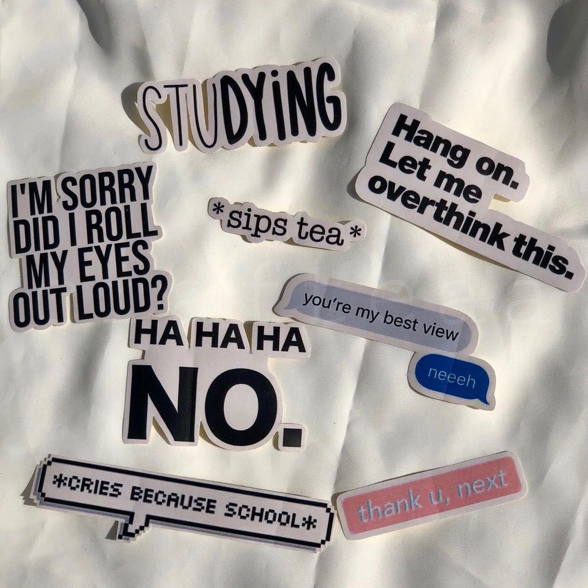 Tired Student Sticker Set