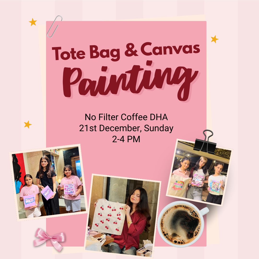 Tote Bag & Canvas Painting with Craftea