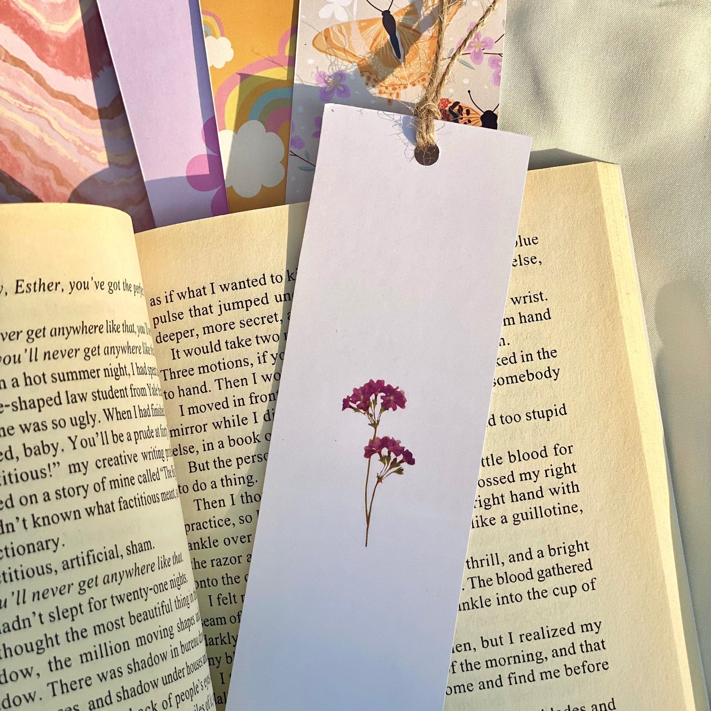 Vintage Flower Bookmark